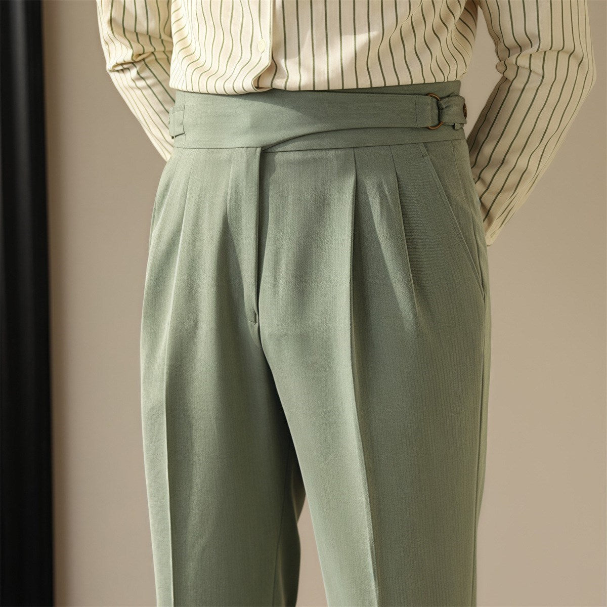 British Retro Business Suit Pants Men