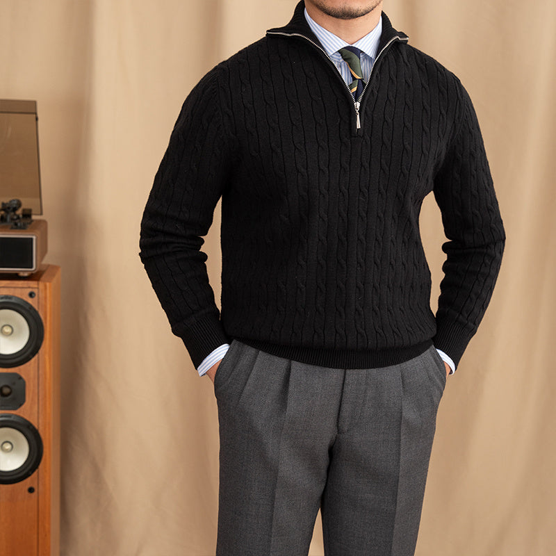 Warm Half-Zip Sweater