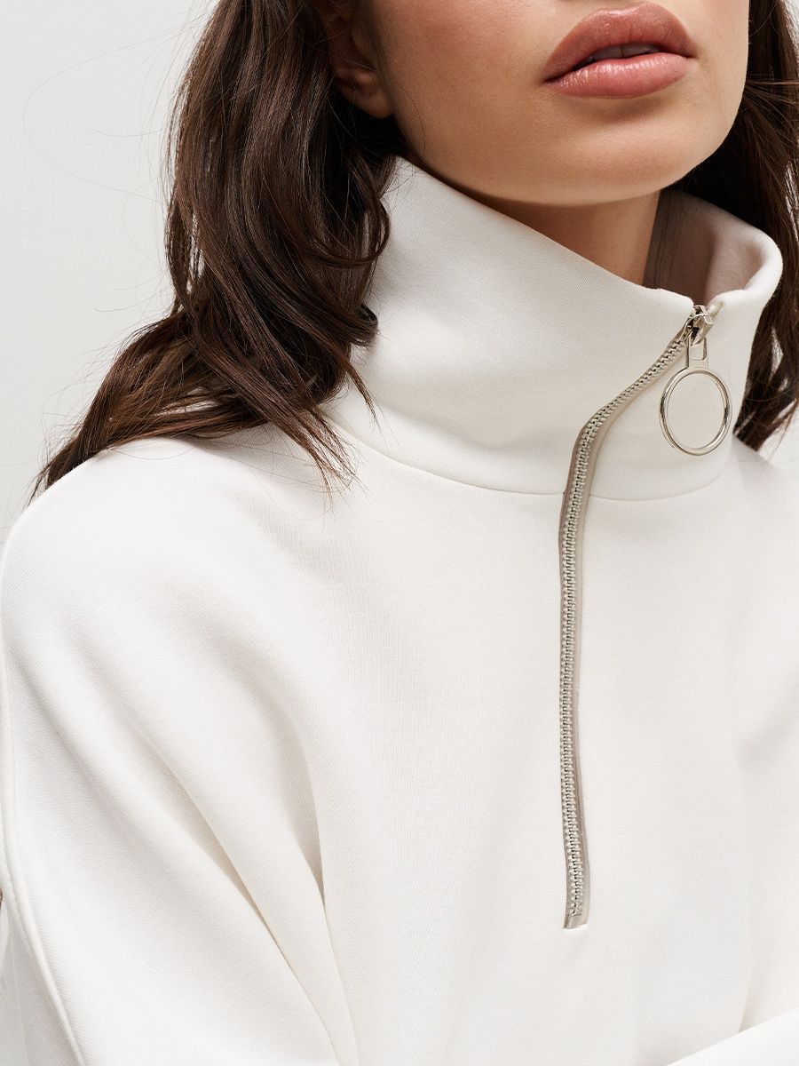 Knitted Half Zip Sweater