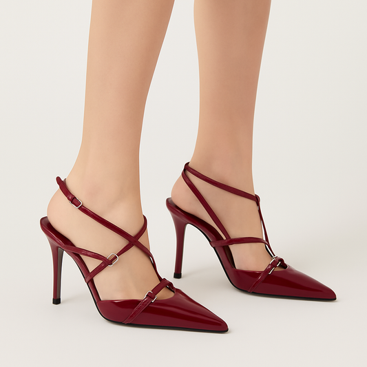 Stilettos Square Toe High Heel