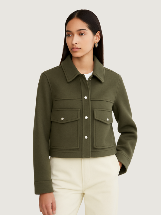 The Verde Luxe Utility Jacket