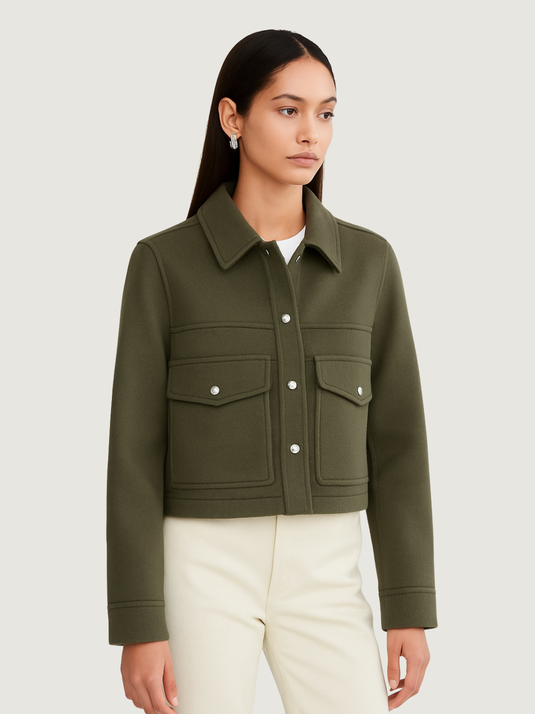 The Verde Luxe Utility Jacket