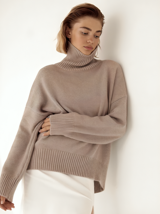 Turtleneck Long Sleeve Sweater