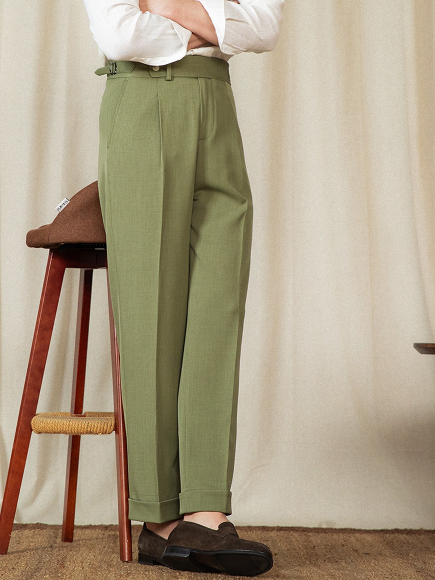 British Retro Casual Trousers