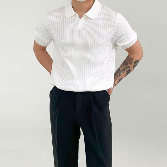 Ribbed Polo Tshirts