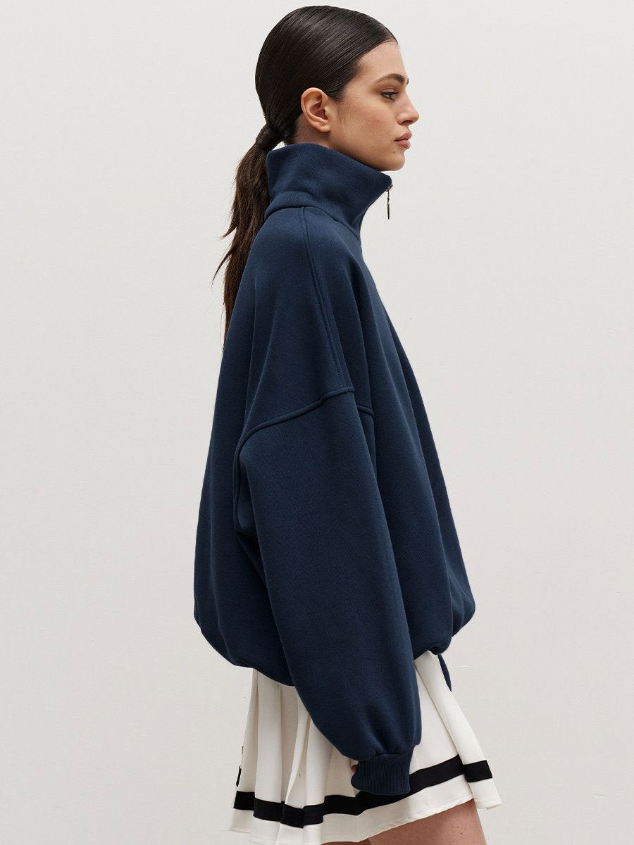 Knitted Half Zip Sweater