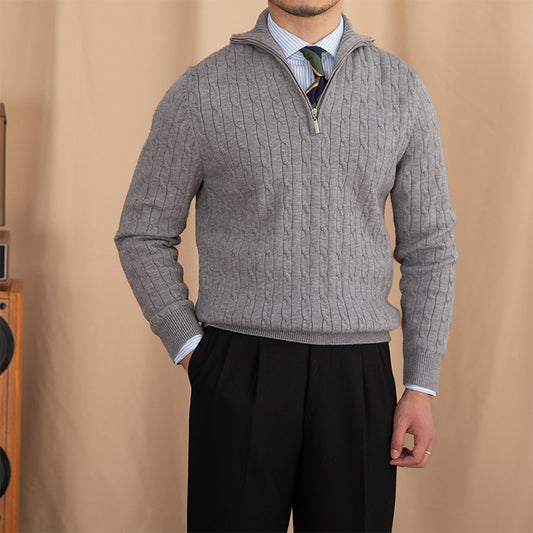 Warm Half-Zip Sweater
