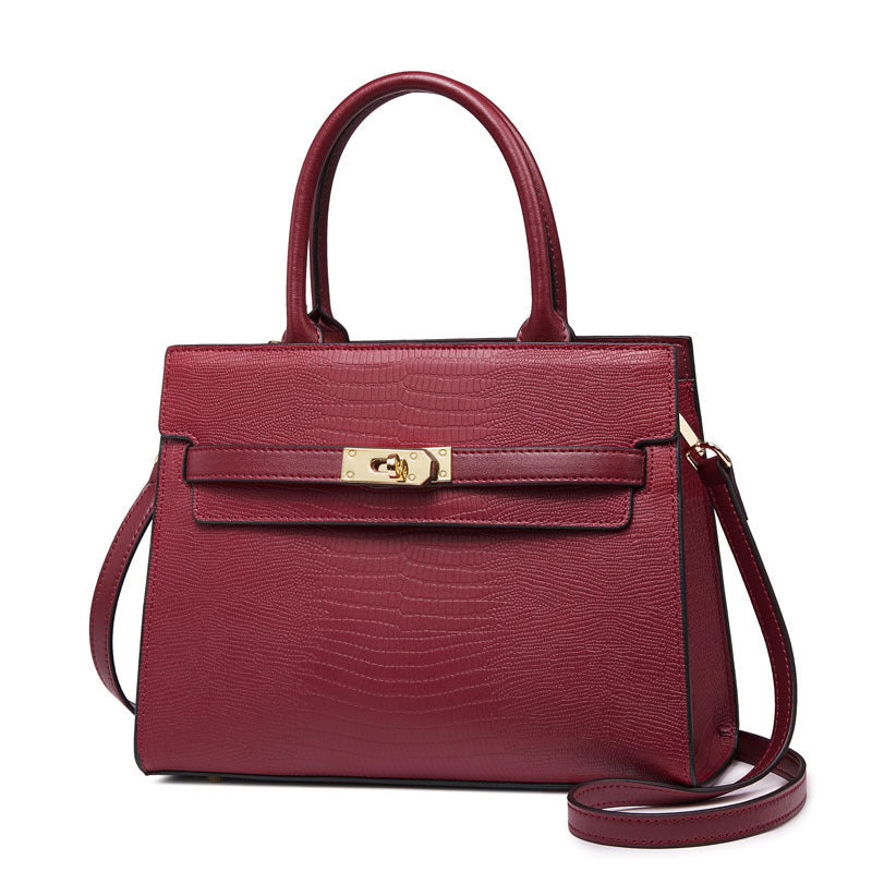 Versatile Leather Handbag