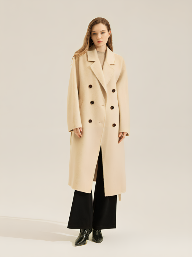 Camel Chic Belted Trench