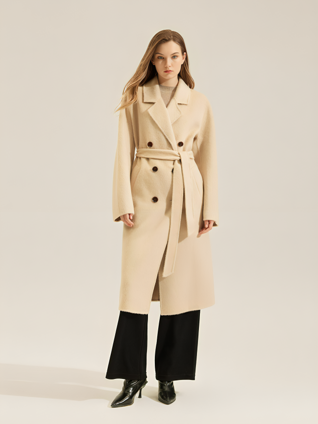 Camel Chic Belted Trench