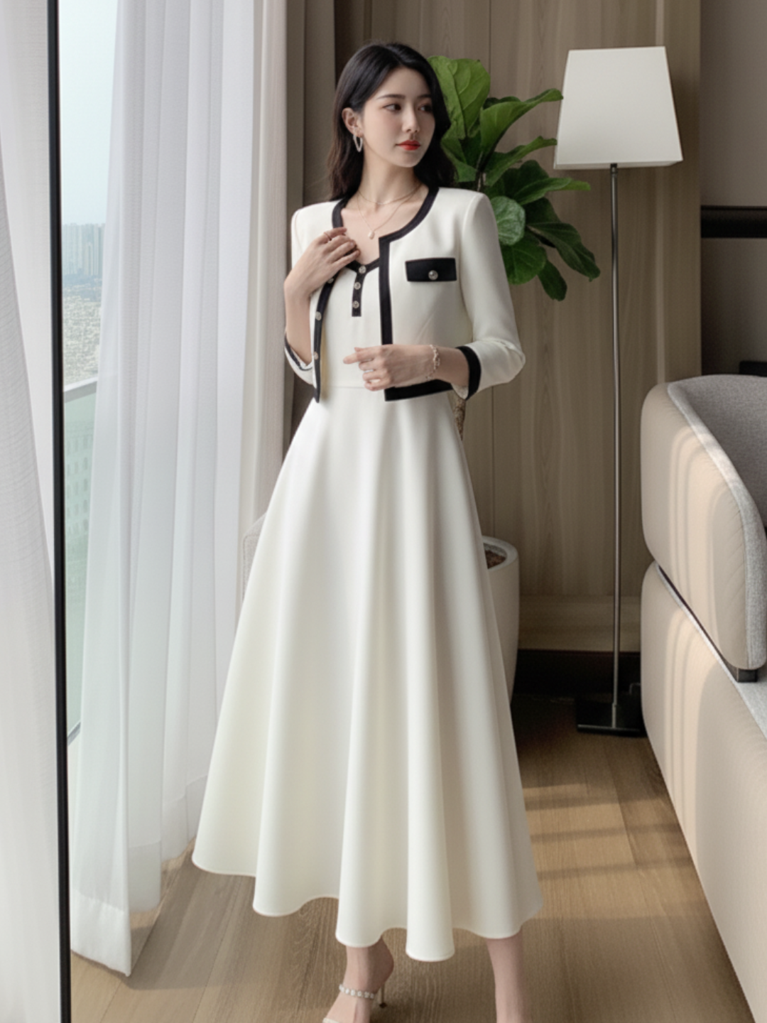 Waist Short Coat Socialite Suit