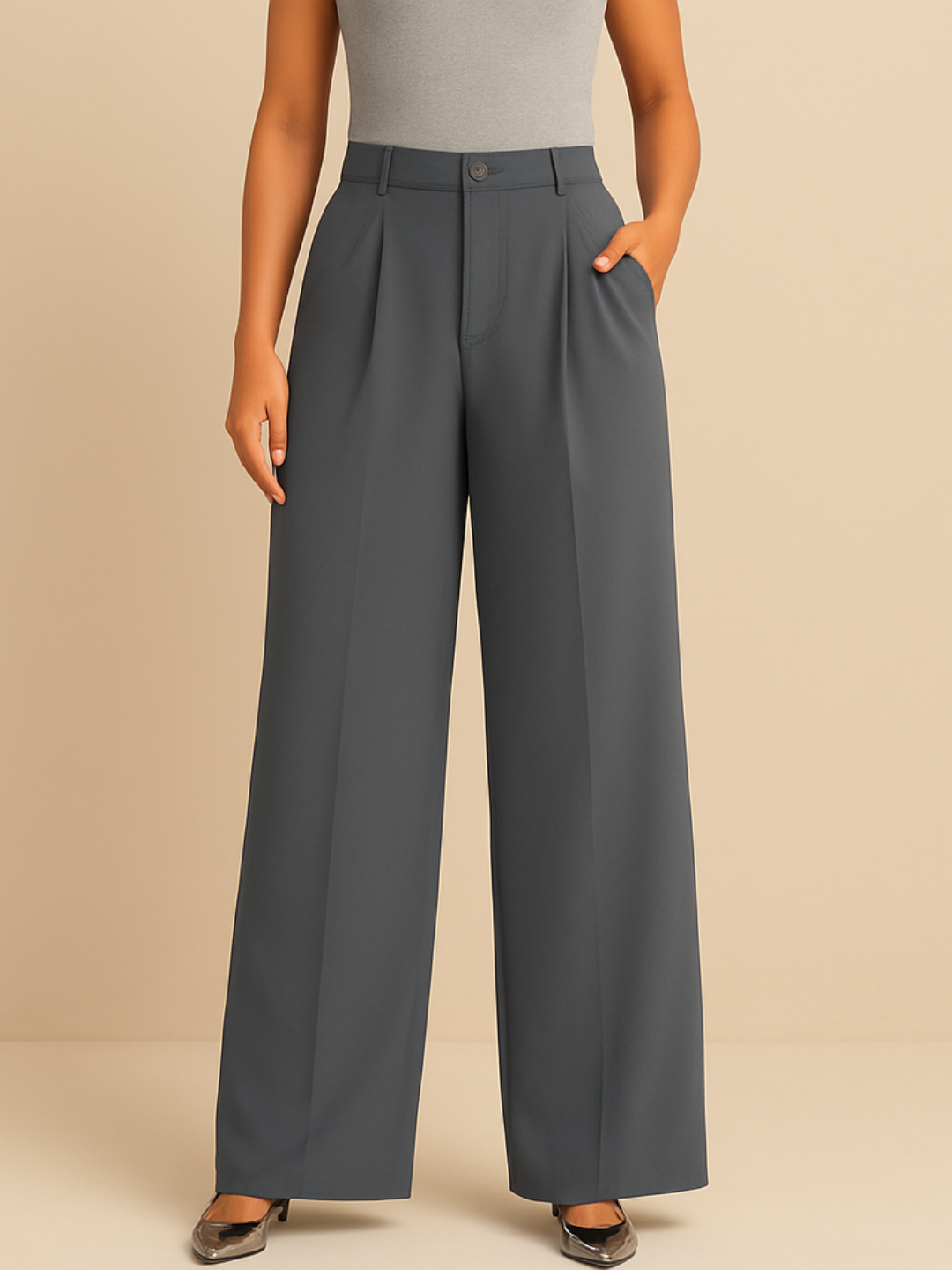 Business Suit High Waist Pants