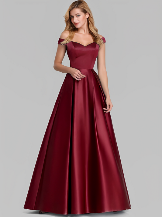 V-neck Vintage Gown Dress