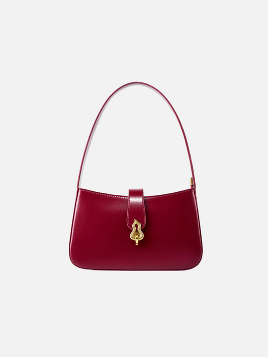 Elegant Burgundy Shoulder Bag