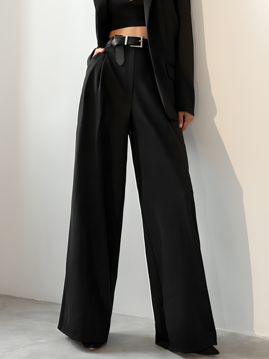 Retro Classic High Waist Trousers