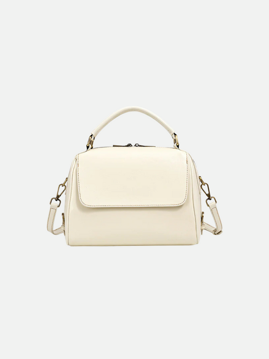 Leather Top-Handle Shoulder Bag