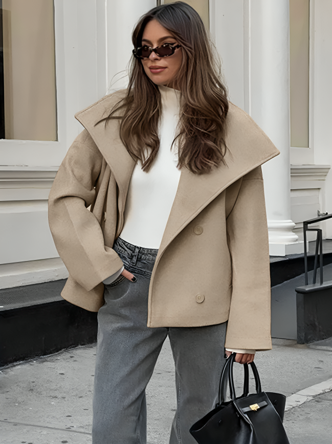 Long-sleeved Woolen Coat