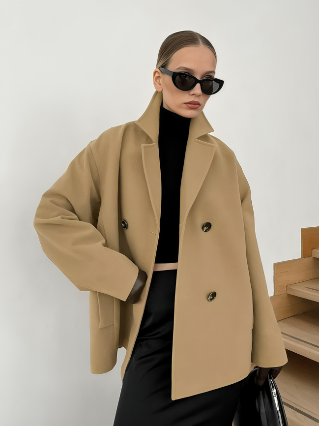 Woolen Mid-length Coat