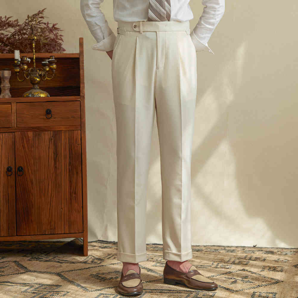 High waisted Linen Breathable High Pants