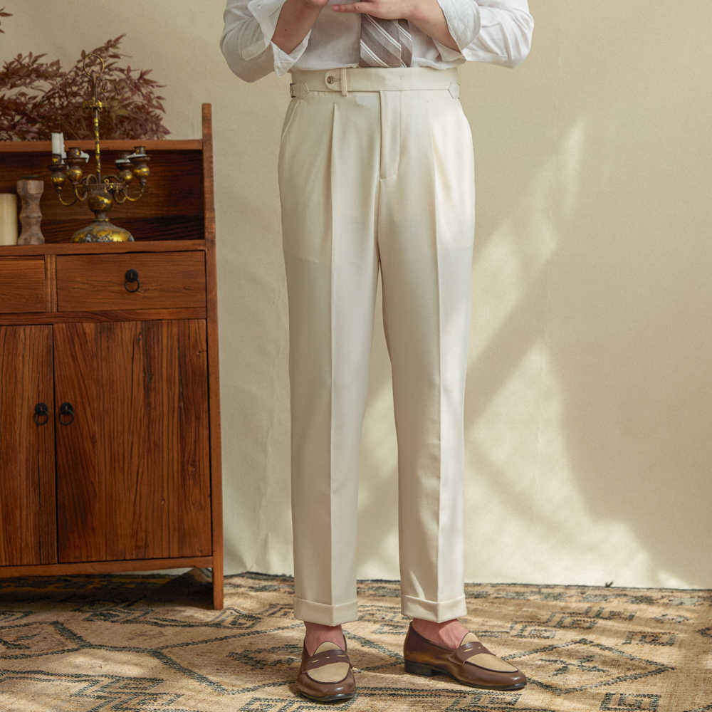 High waisted Linen Breathable High Pants