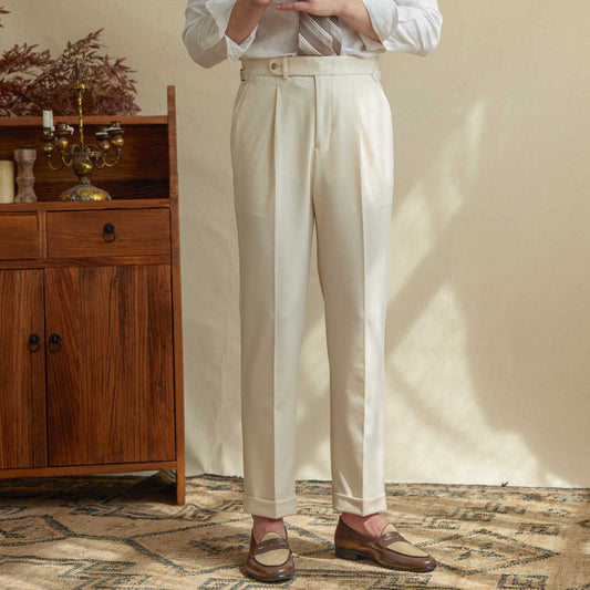 High waisted Linen Breathable High Pants