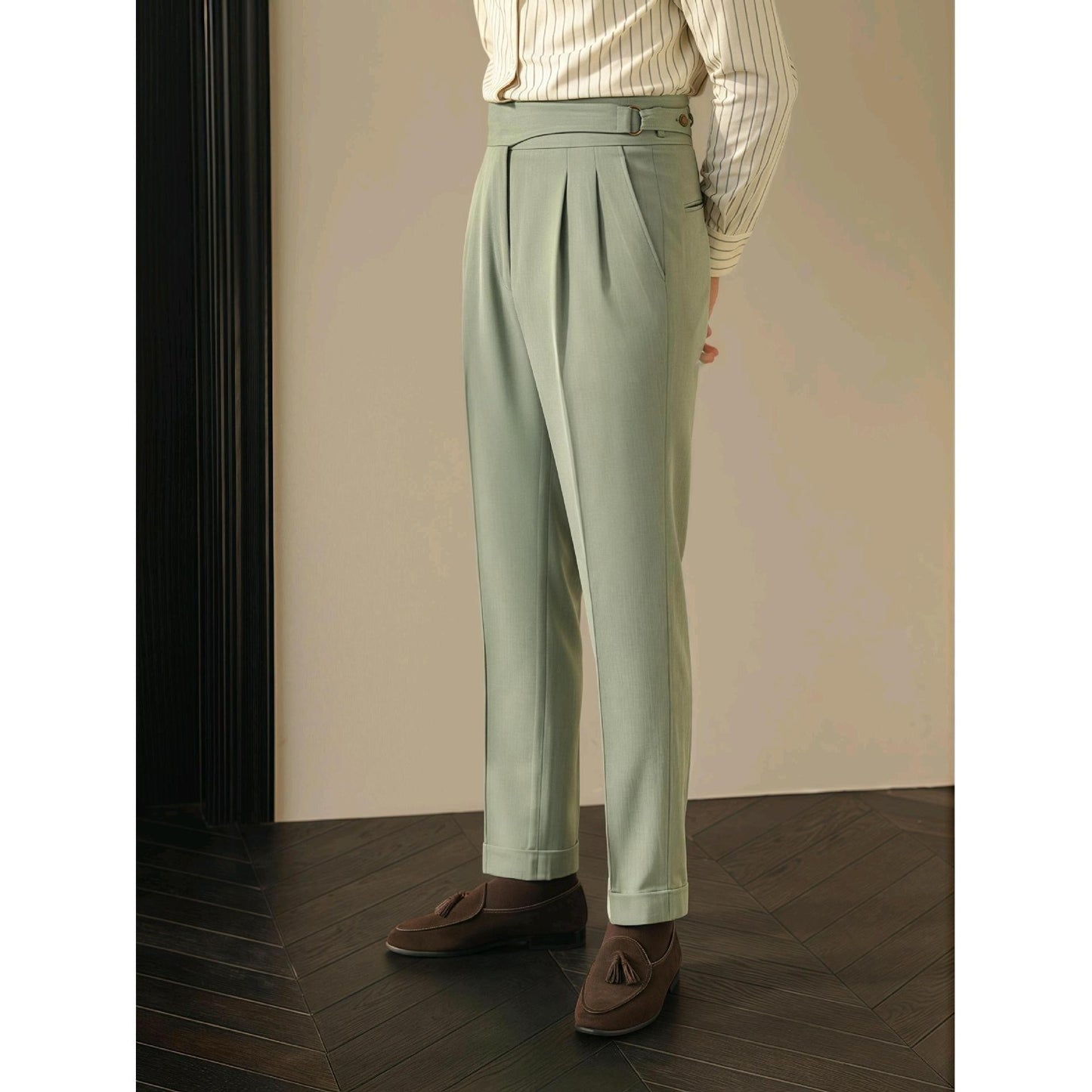 British Retro Business Suit Pants Men
