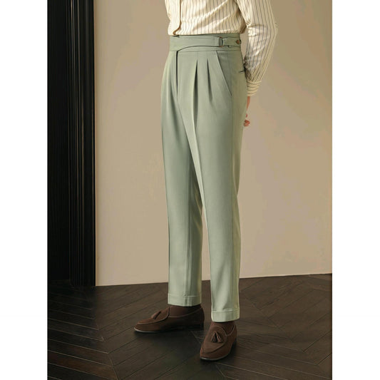 British Retro Business Suit Pants Men
